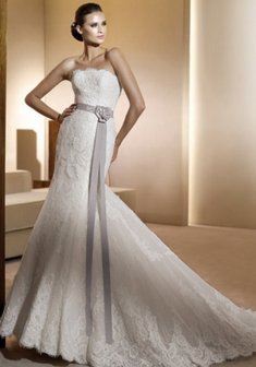 Свадебное платье BS-66-Д31382. Силуэт Русалка (Рыбка), длинное со шлейфом.