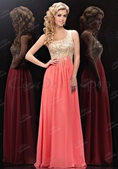 Вечернее платье J68274. С прямой юбкой, длинное без шлейфа.