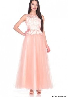 Вечернее платье J68293. С пышной юбкой, длинное без шлейфа.