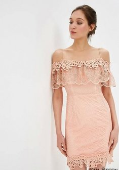 Вечернее платье J68310. С прямой юбкой, короткое без шлейфа.