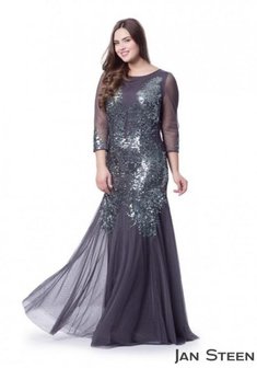 Вечернее платье J68340. Силуэт Русалка (Рыбка), длинное без шлейфа.