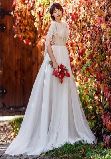 Свадебное платье J68204 - свадебные вечерние платья в Самаре JULIA