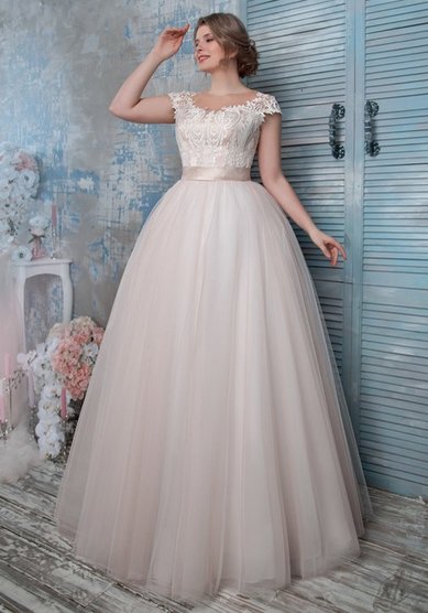 Свадебное платье J68221 - свадебные вечерние платья в Самаре JULIA