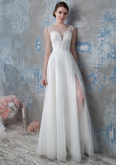 Свадебное платье J68225 - свадебные вечерние платья в Самаре JULIA