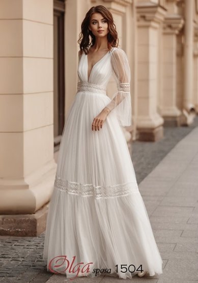 Свадебное платье J68235 - свадебные вечерние платья в Самаре JULIA