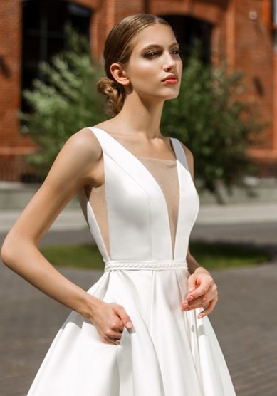 Свадебное платье J68246 - свадебные вечерние платья в Самаре JULIA